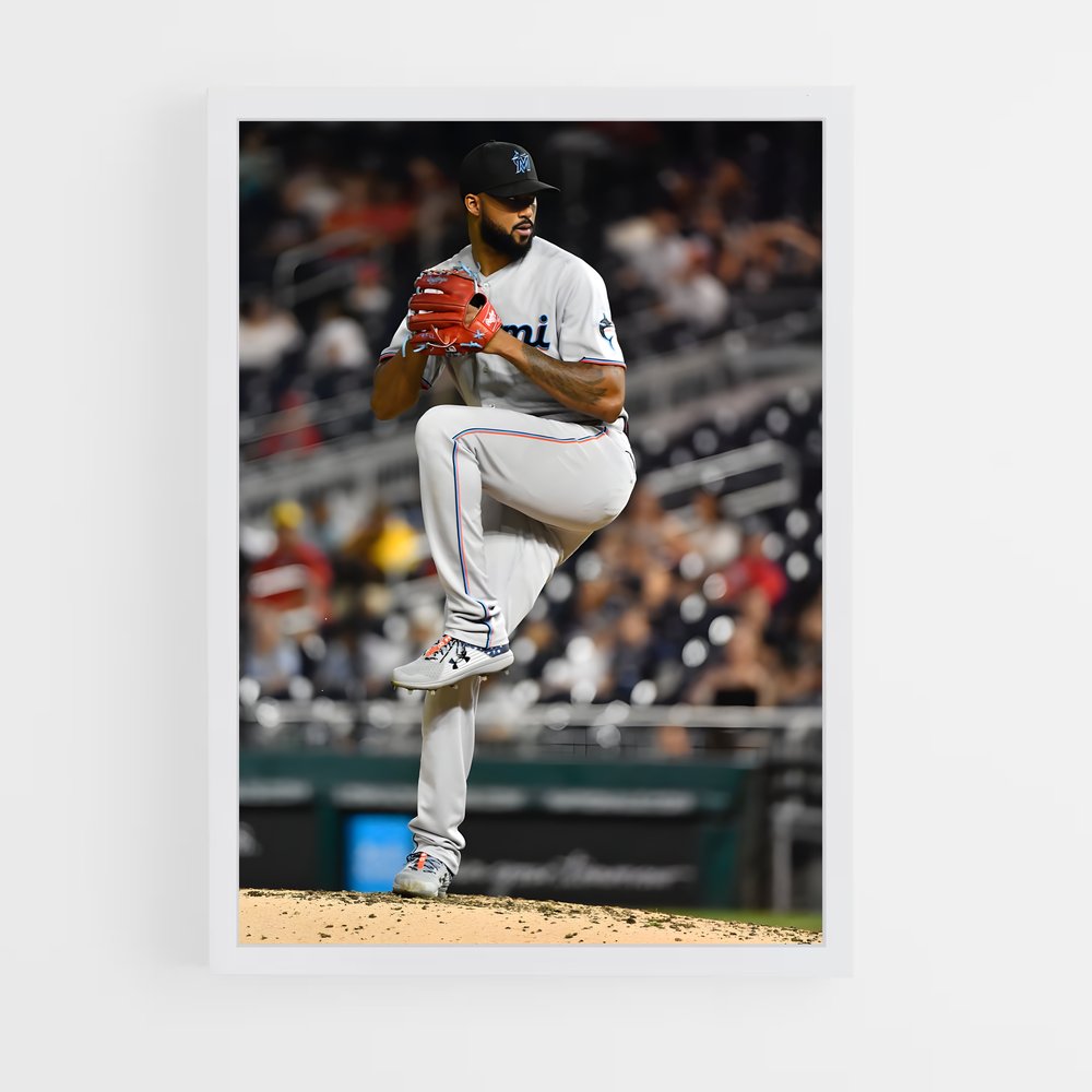 Poster Sandy alcantara – affiche Baseball (vue 3)